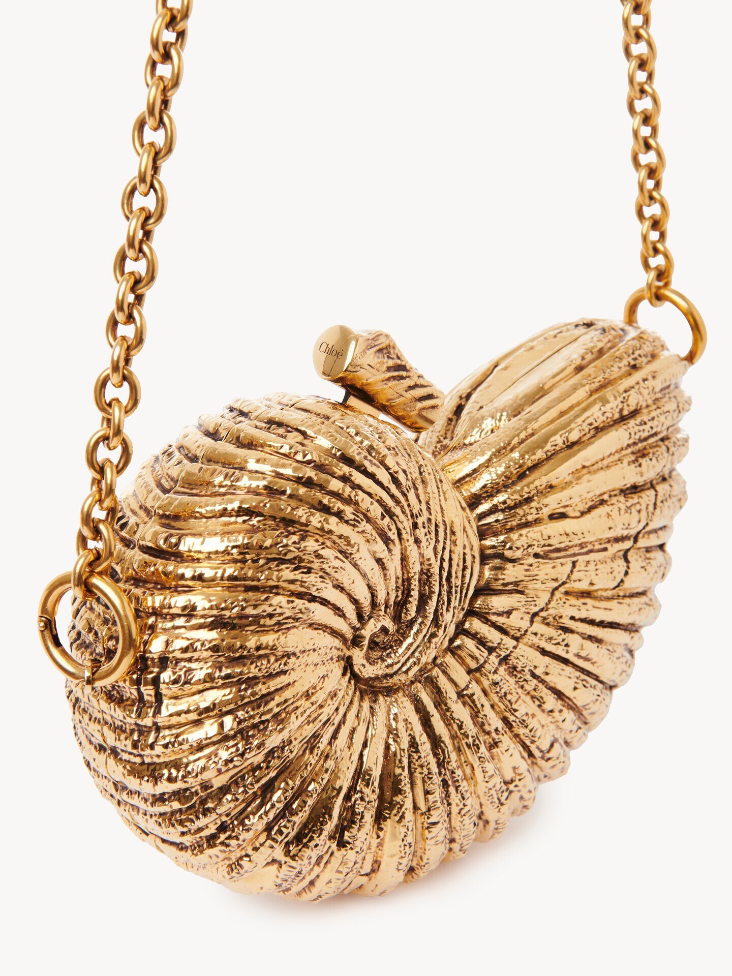 Sea Treasures Shell minaudi&egrave;re in metal - 7