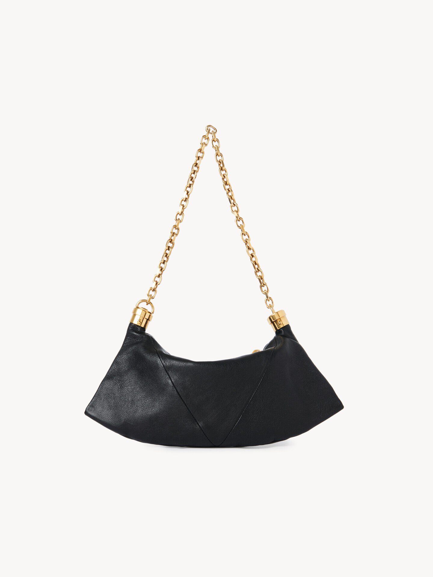 Small Chloé Foulard shoulder bag in grained leather - 5