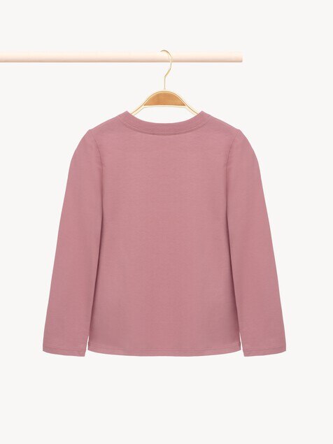 Kids' long-sleeve logo top