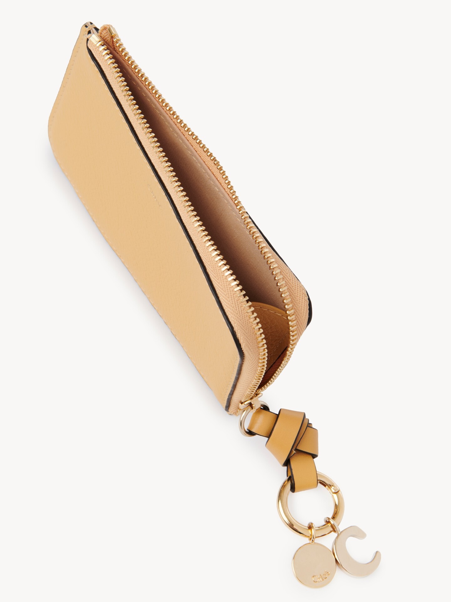 Alphabet wallet in grained leather - 5