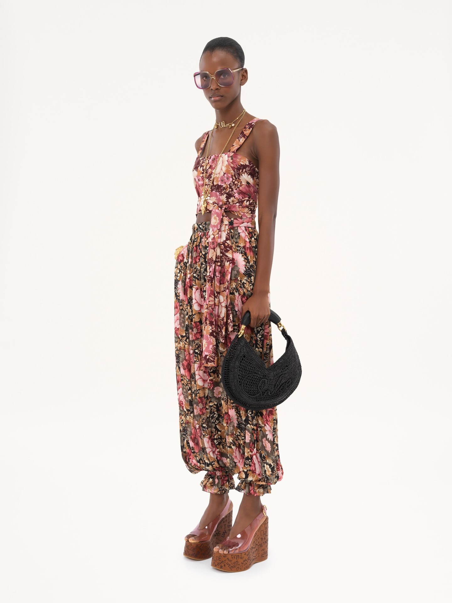 Summer Banana hobo bag in raffia - 7.0