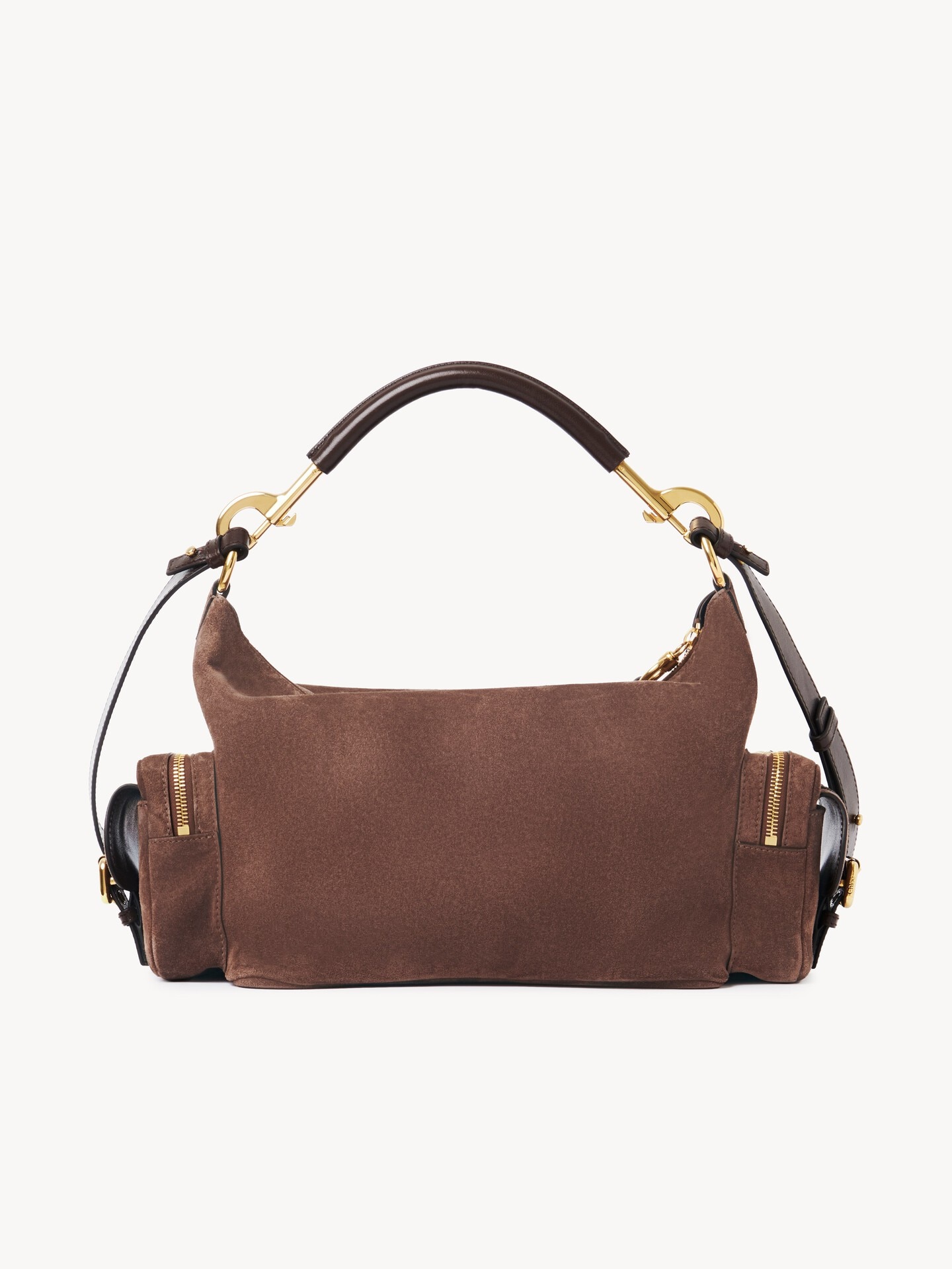 Camera bag in suede leather - 6