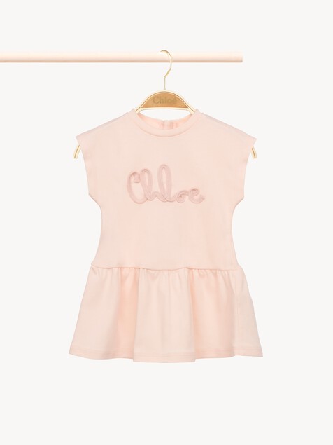 Baby short-sleeve logo dress