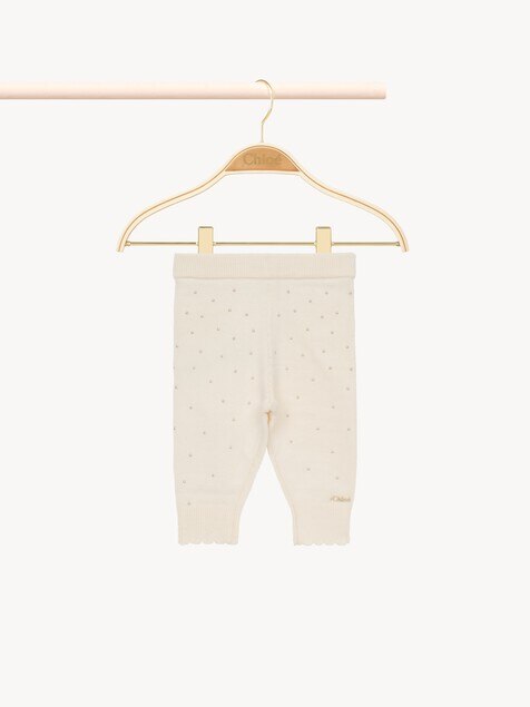 Pantaloni borchiati da neonata