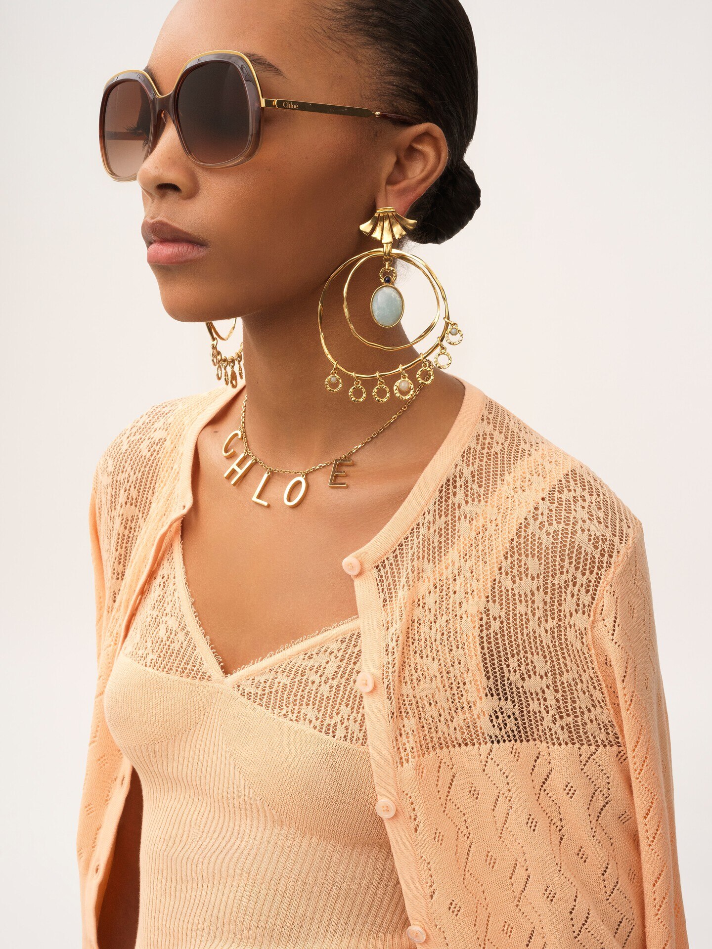 Twin set in cotton knit - 7