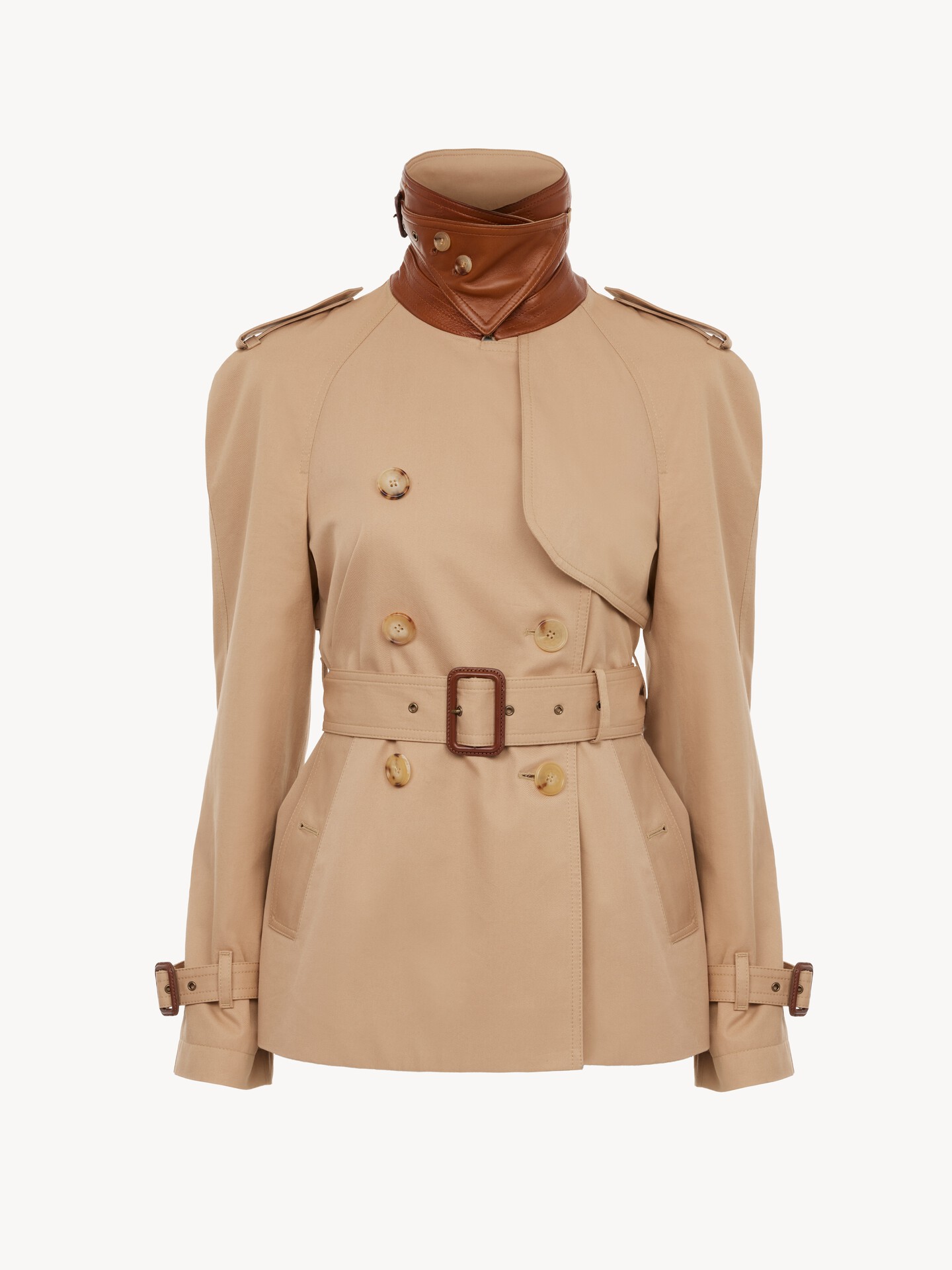 Trench court en gabardine de coton - 2