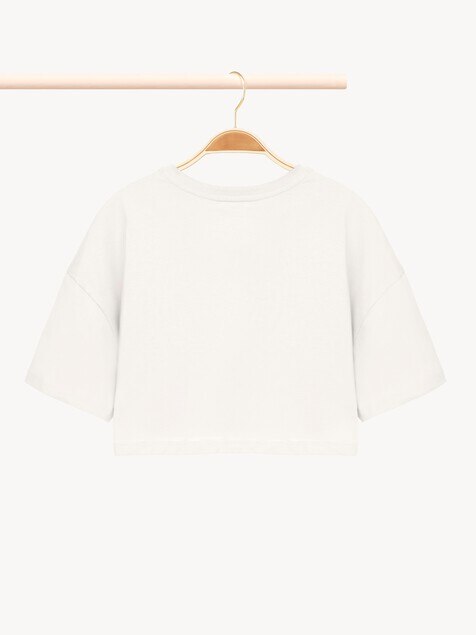 Kids' cropped logo T-shirt