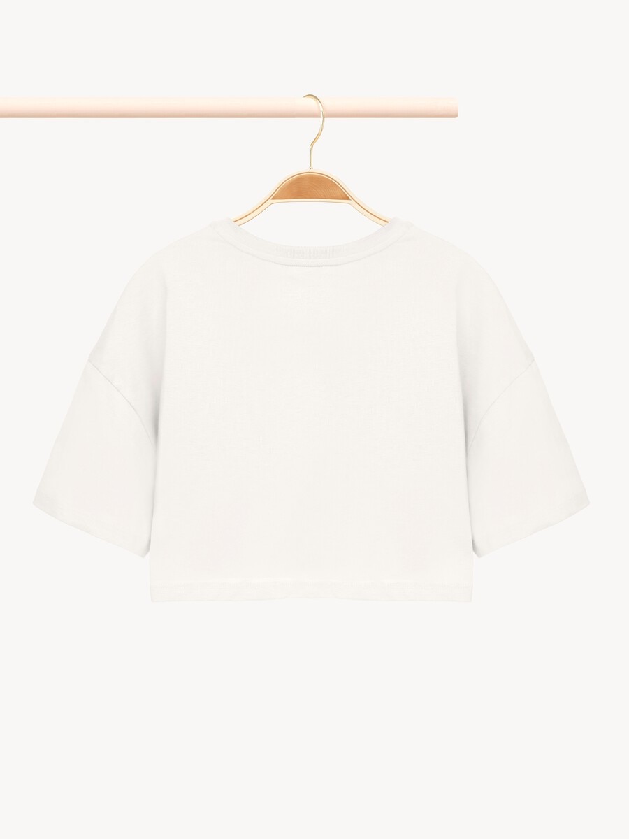 Kids' cropped logo T-shirt - 3