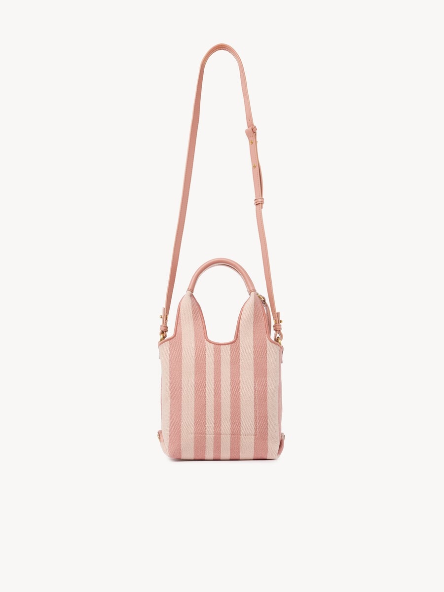 Mini Chlo&eacute; Stripy tote bag in jacquard - 5