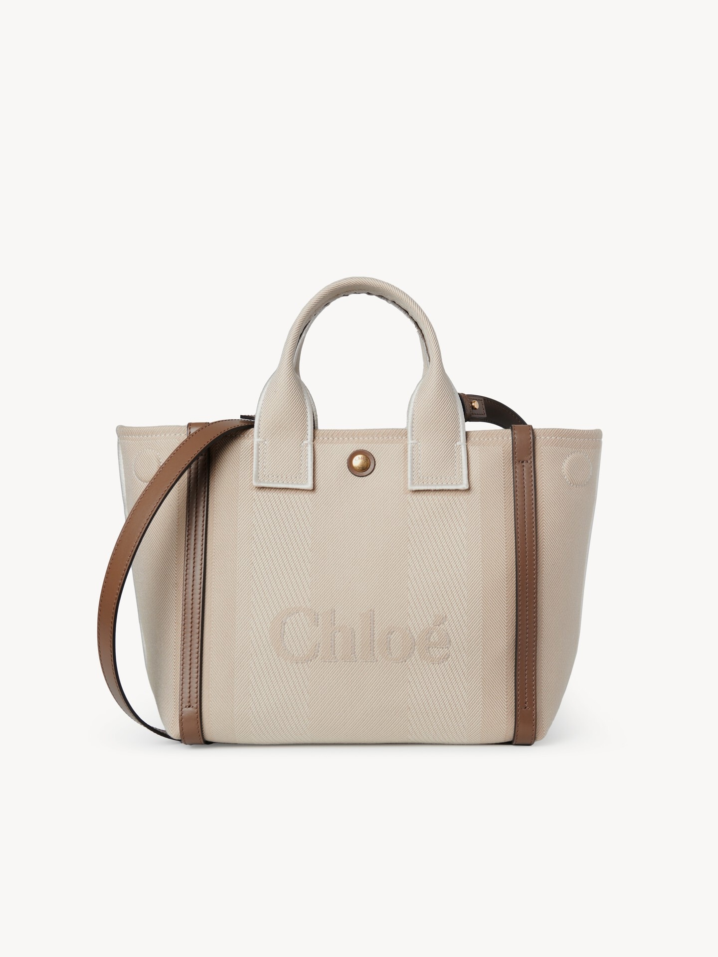Petit sac cabas Chlo&eacute; Carry en toile - 5