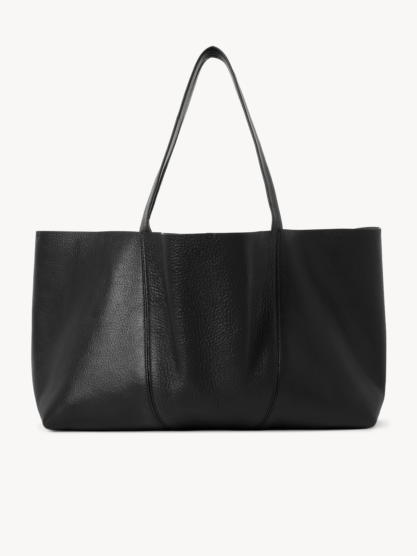 Chlo&eacute; Spin east-west tote bag in grained leather - 4.0