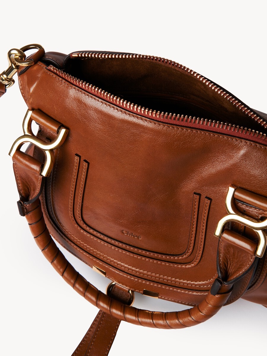 Small Marcie bag in shiny leather - 4
