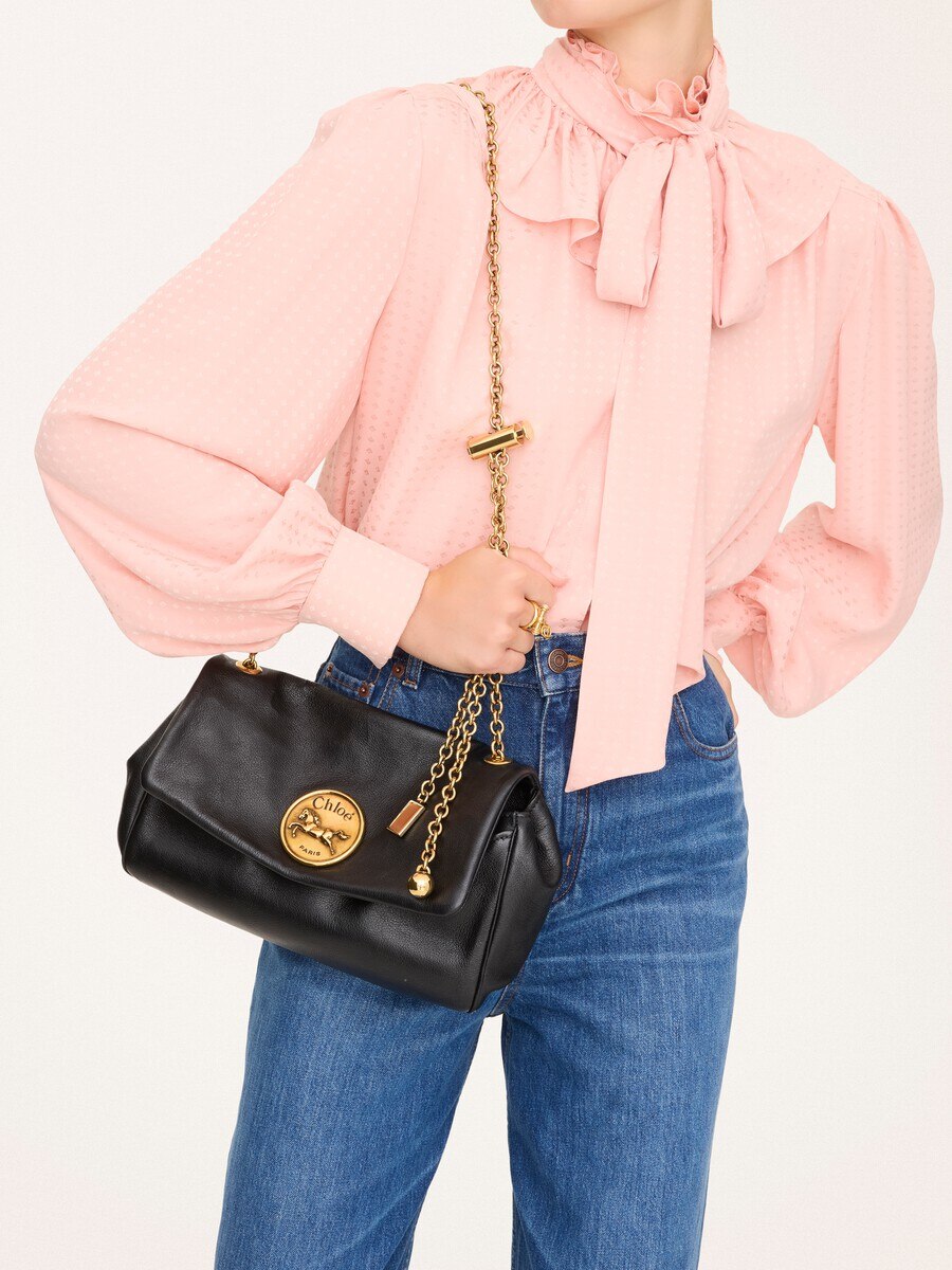 Chlo&eacute; Heritage shoulder bag in grained leather - 3