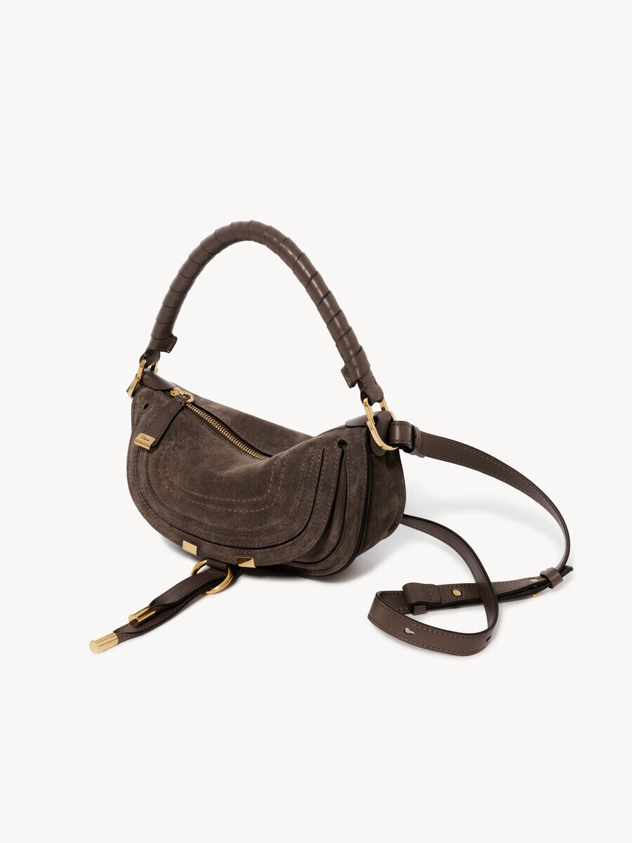 Minibolso de hombro Marcie de ante - 5