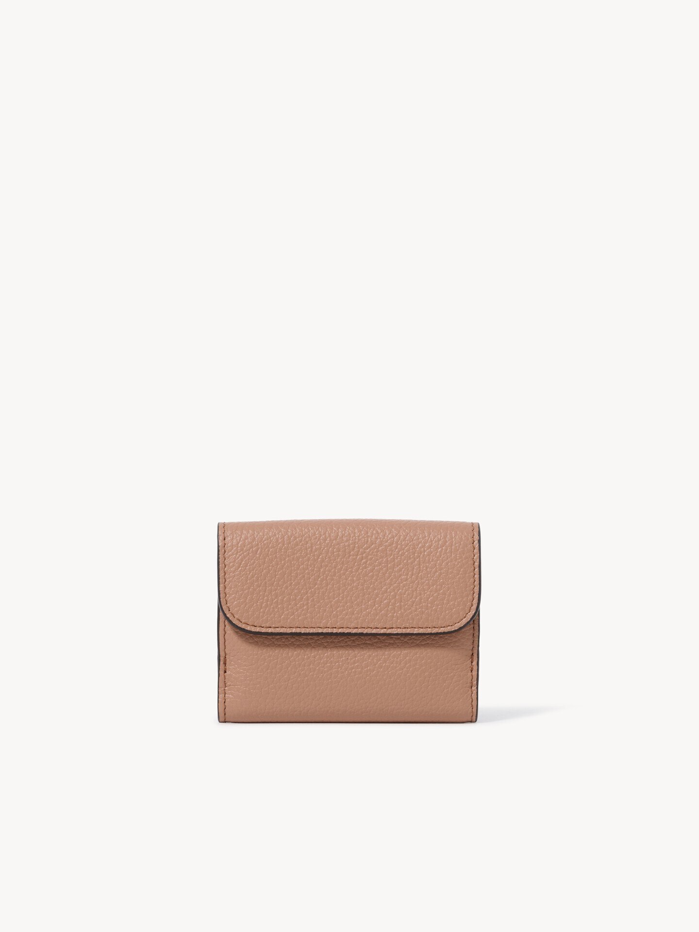 Mini Alphabet tri-fold in grained leather - 3.0