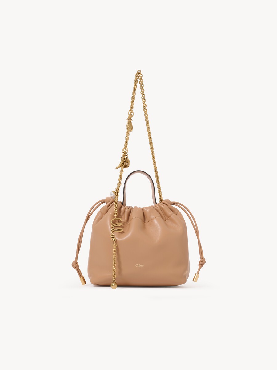 Minibolso de hombro Chlo&eacute; Icons con cadena de cuero suave - 1