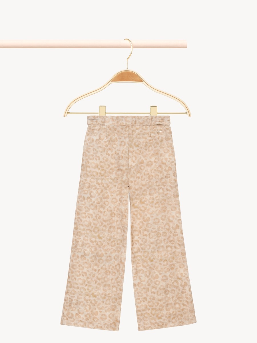 Kids' leopard-print pants - 3