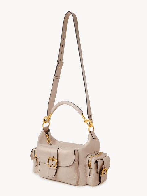 Sac Camera bag en cuir brillant