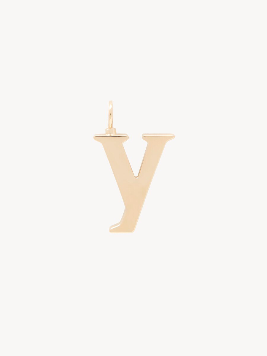 Charm alphabet lettre Y en laiton - 1