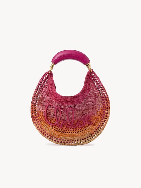 Sac hobo Summer Banana en raphia