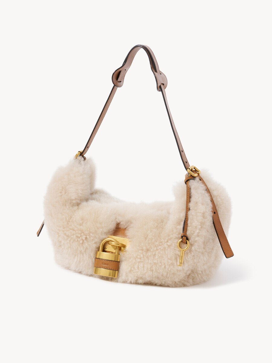 Paddington crossbody bag in shearling - 4