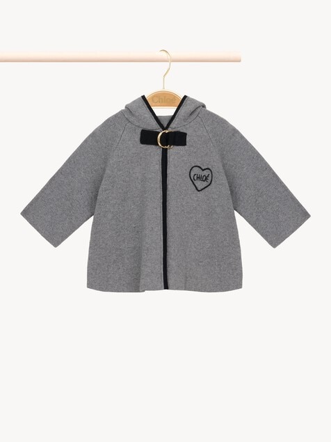 Kids' logo hooded coat