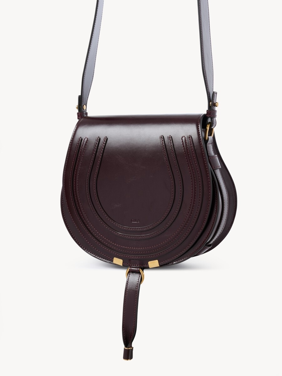 Marcie saddle bag in shiny leather - 4
