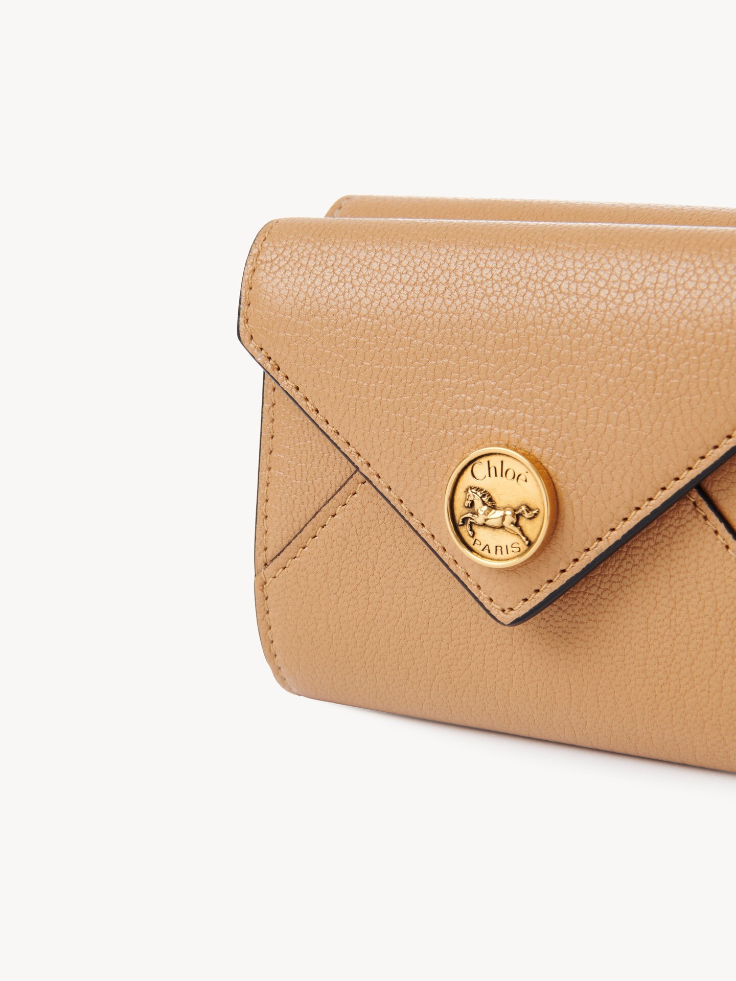 Small Envelope tri-fold in grained leather - 6