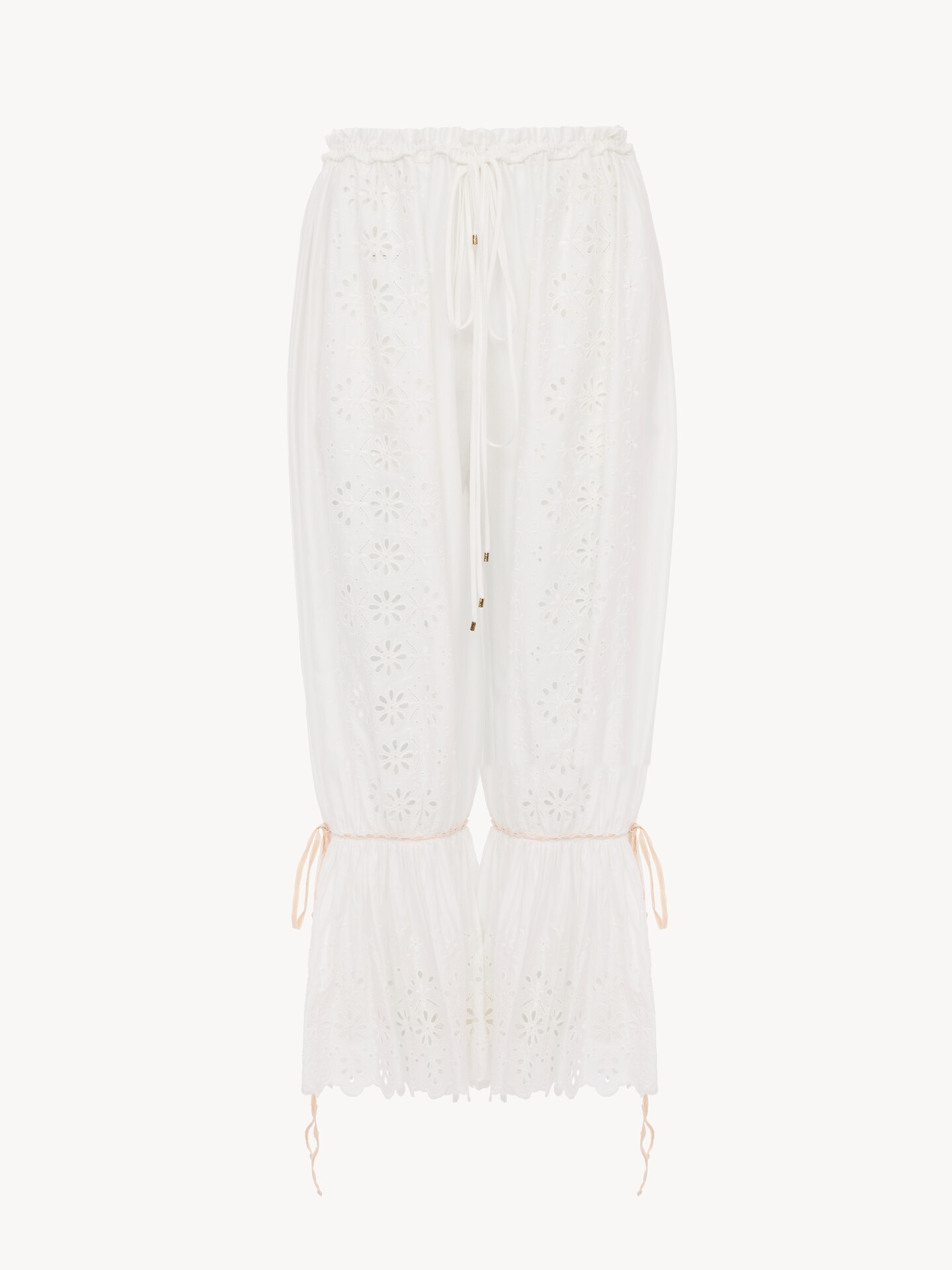 Fluid drawstring trousers in soft cotton - 2.0