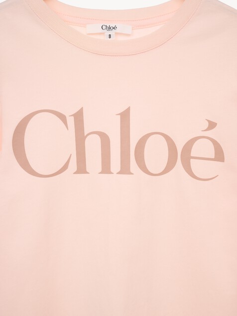 Kids' long-sleeve logo top