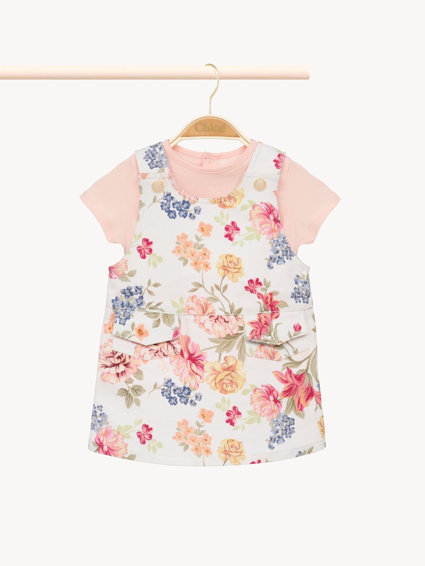 Baby-Geschenkset aus Kleid und T-Shirt - 2