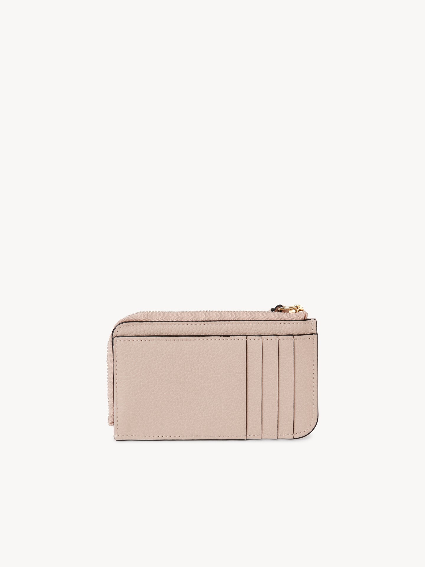 Alphabet wallet in grained leather - 4