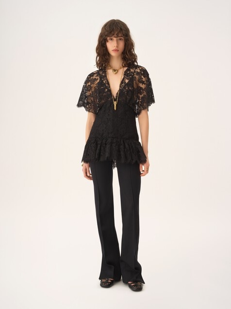 Tailored pants in soft cavalry cotton