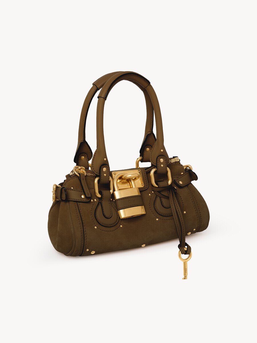 Small Paddington bag in suede leather - 4