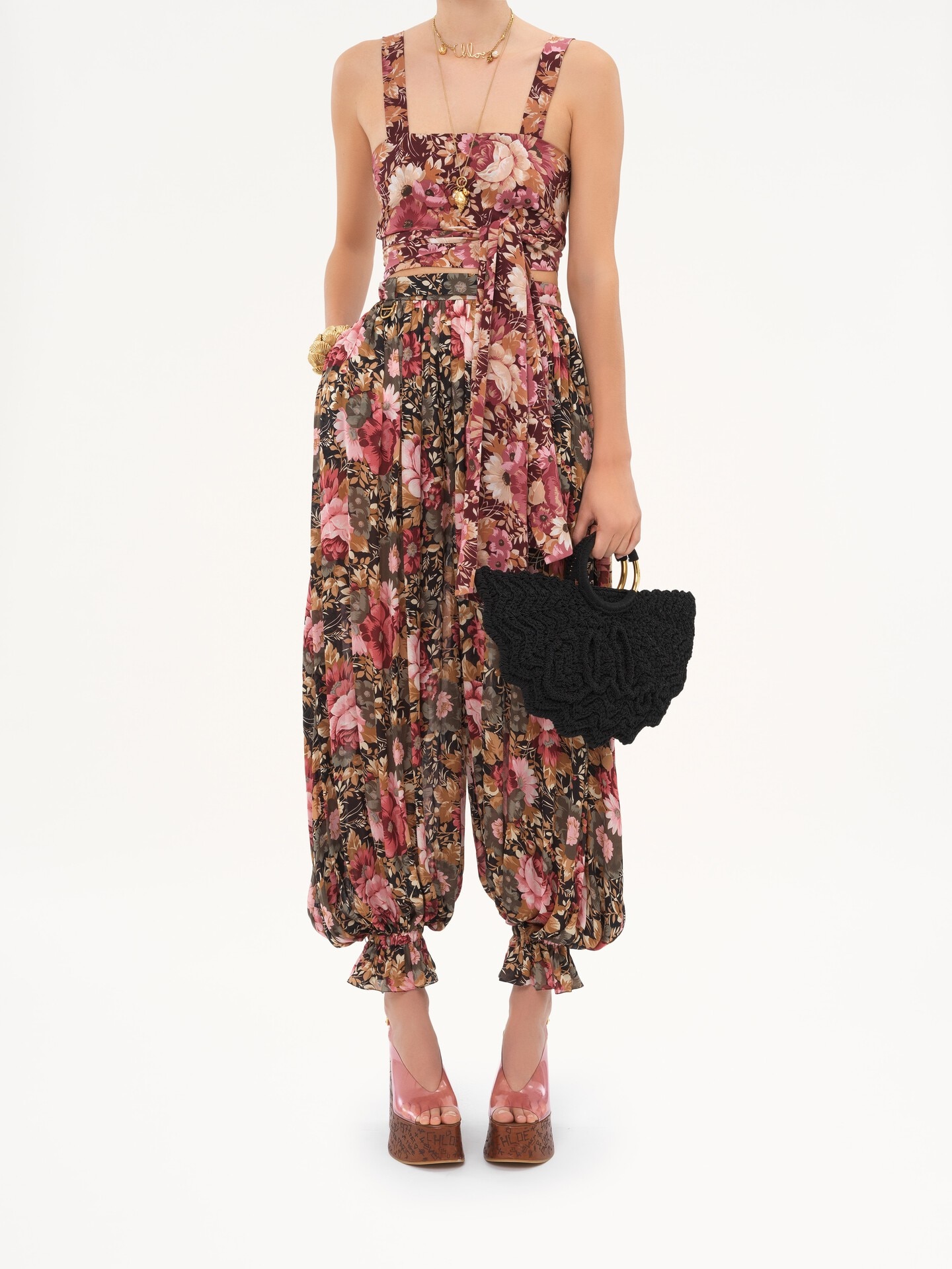 Small Bracelet Paravent tote bag in crochet - 8