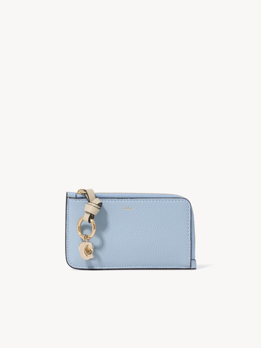 Alphabet wallet in grained leather - 2