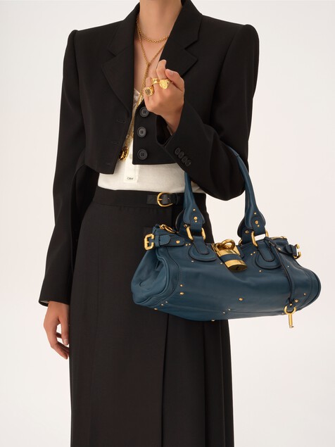 Sac Paddington en cuir grain&eacute;