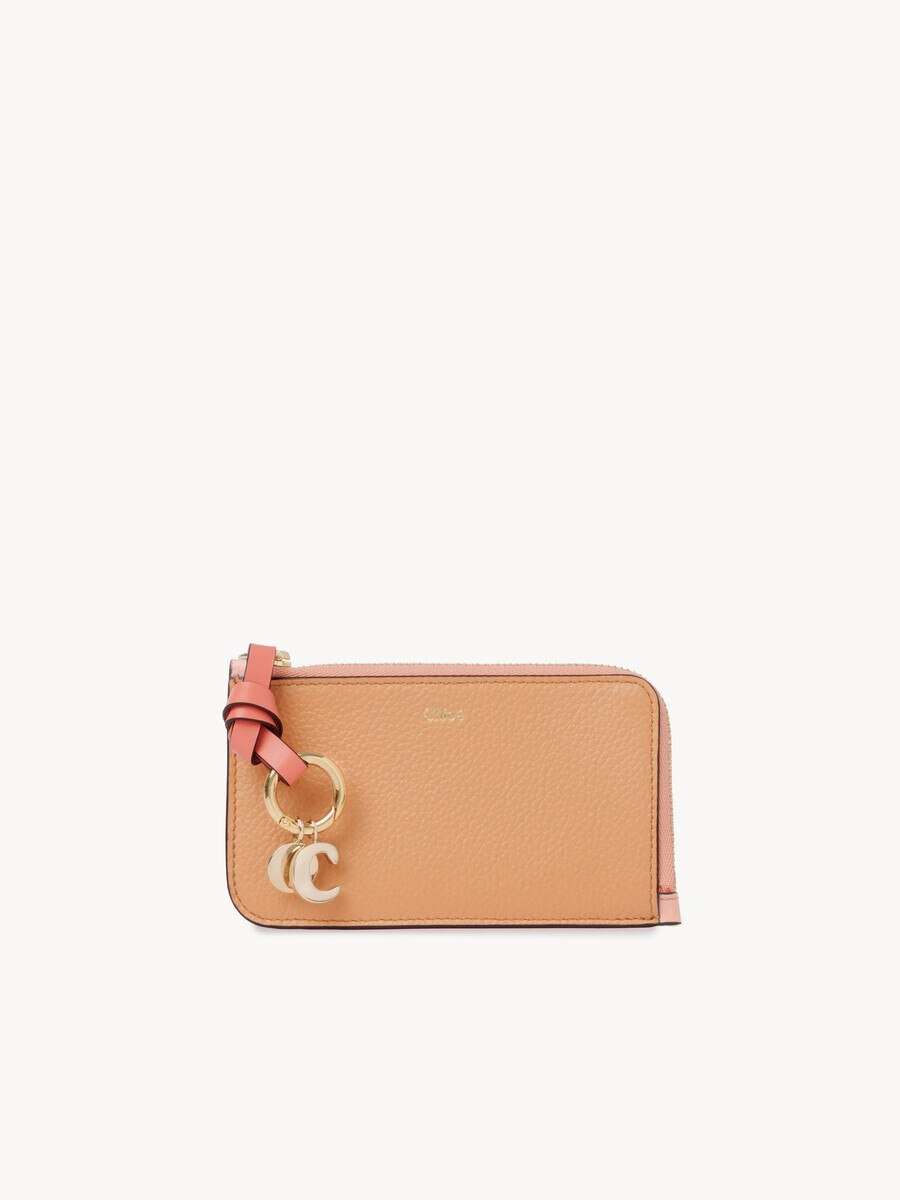 Alphabet wallet in grained leather - 2