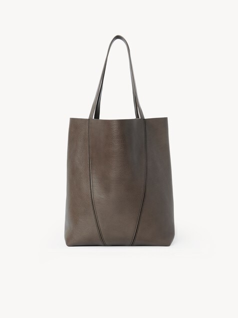Chlo&eacute; Spin tote bag in grained leather