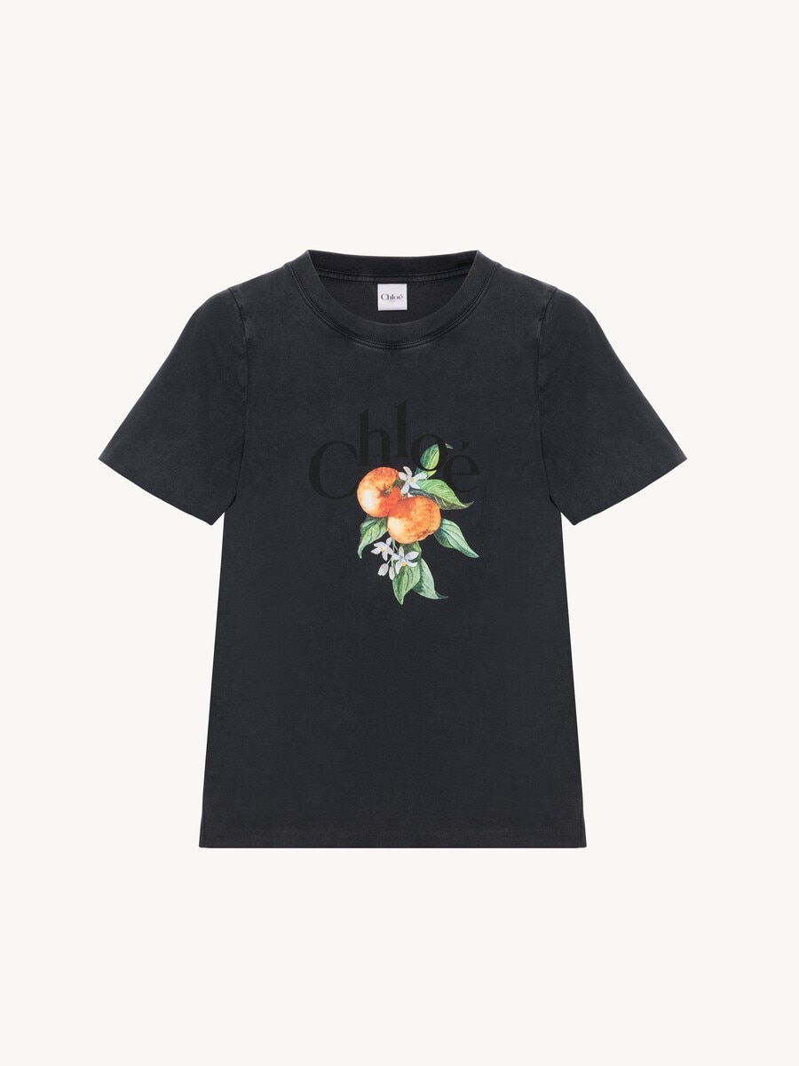 T-shirt ajust&eacute; en jersey de coton &agrave; logo - 2