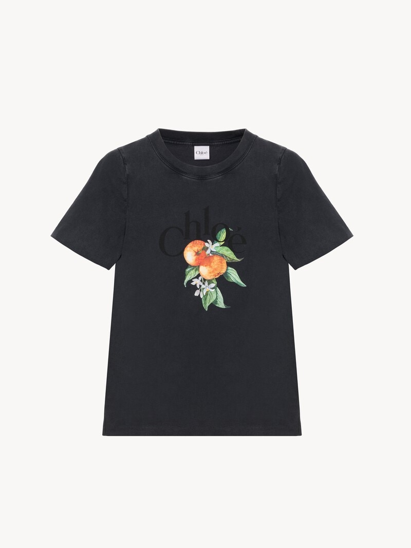 Baby fit logo T-shirt in cotton jersey by Chloé