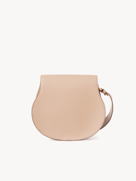 Marcie saddle bag in grained leather