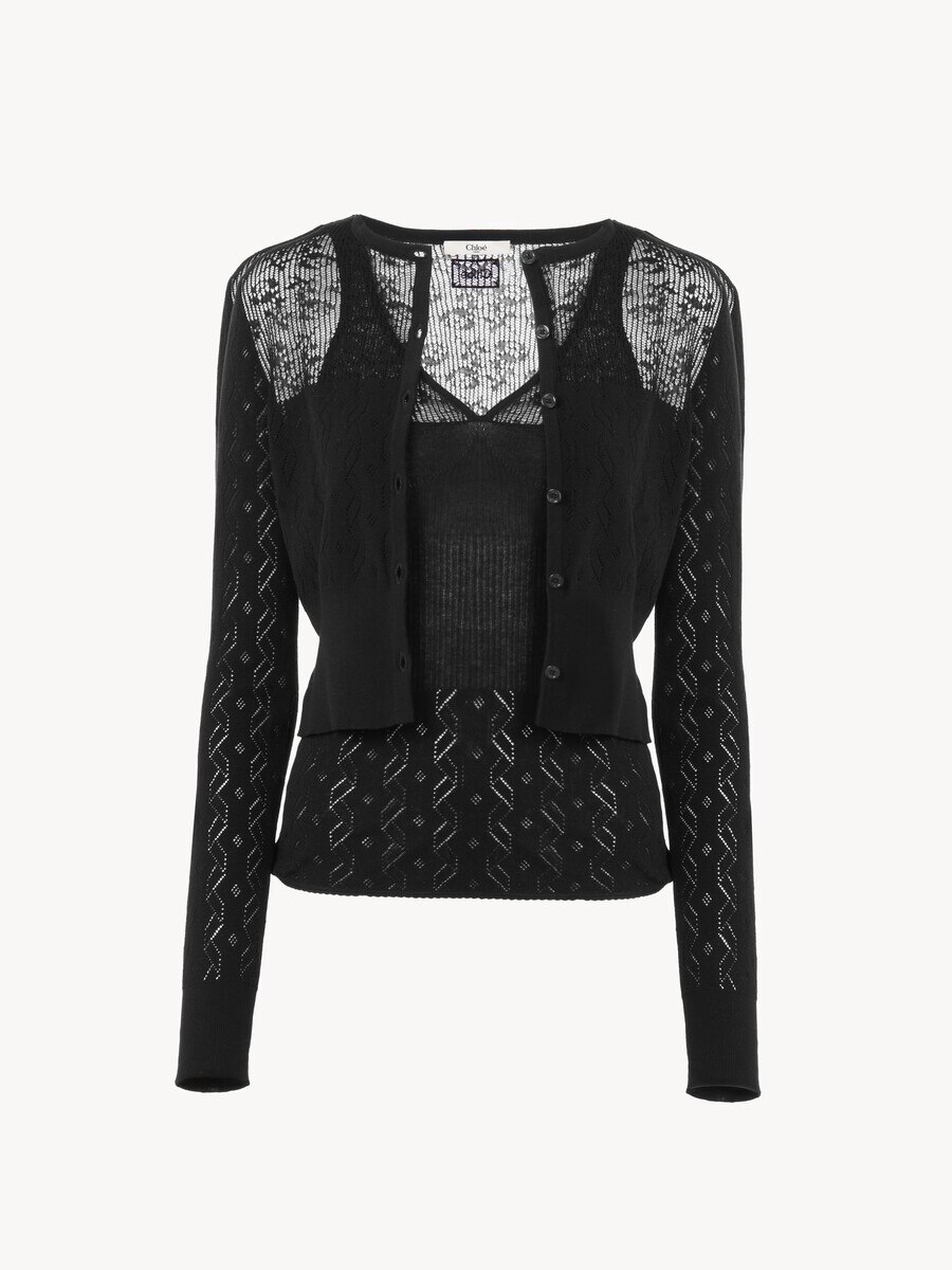 Ensemble en maille de coton - 1