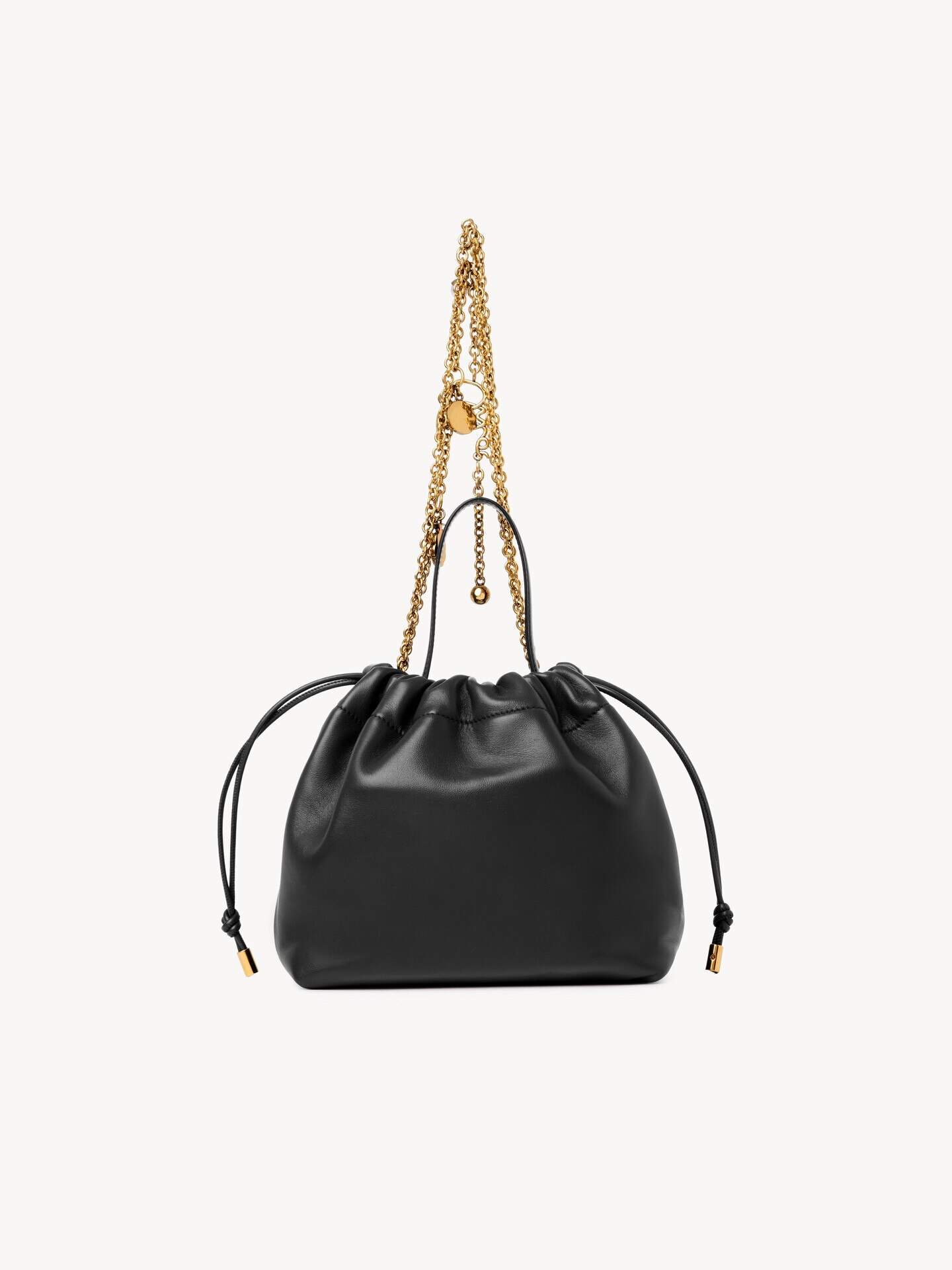 Small Chlo&eacute; Icons shoulder bag with chain in soft leather - 5