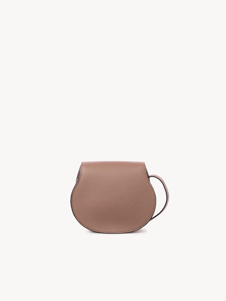 Small Marcie saddle bag in grained leather - 4