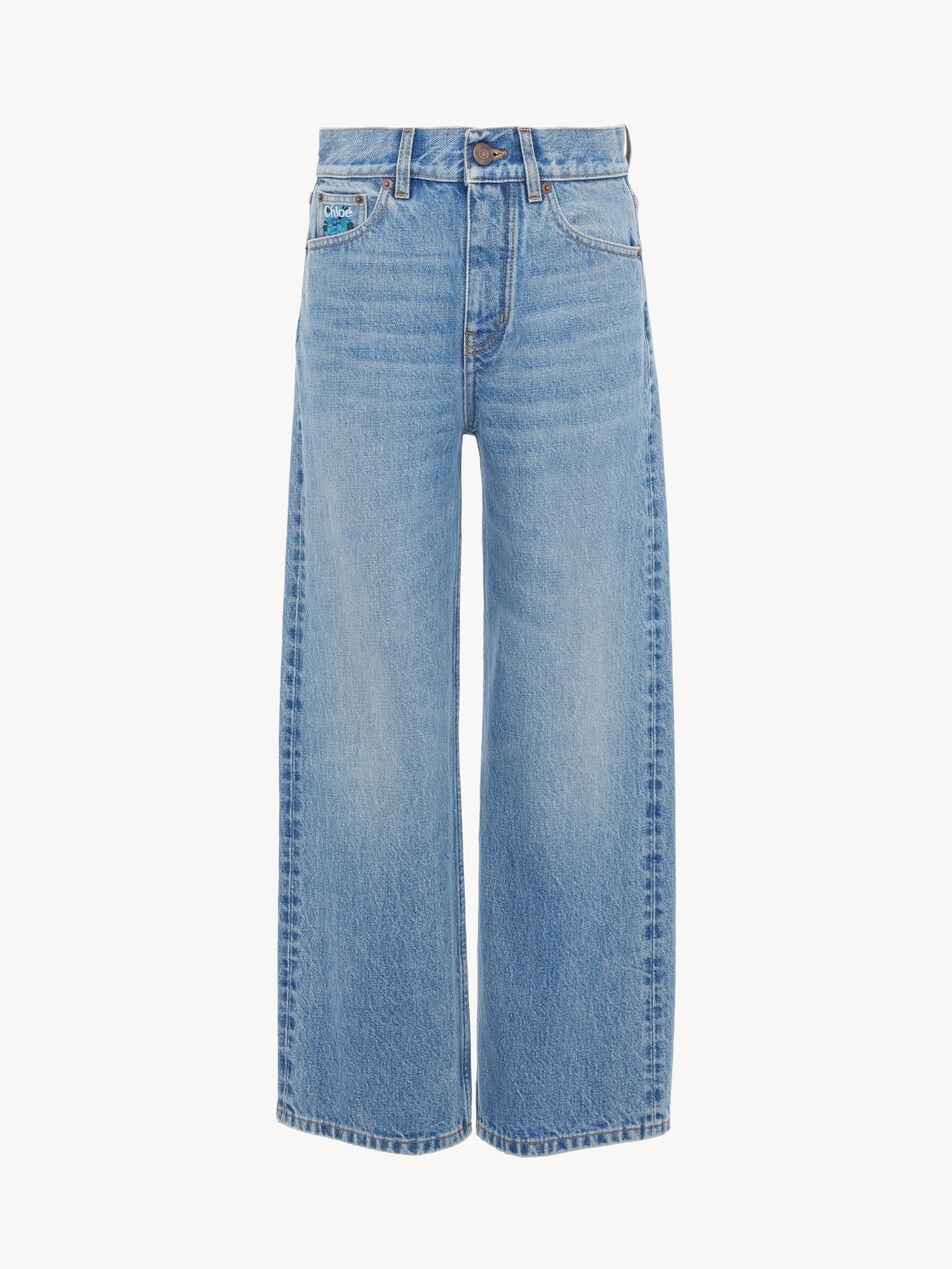 Gerade geschnittene Jeans aus Denim