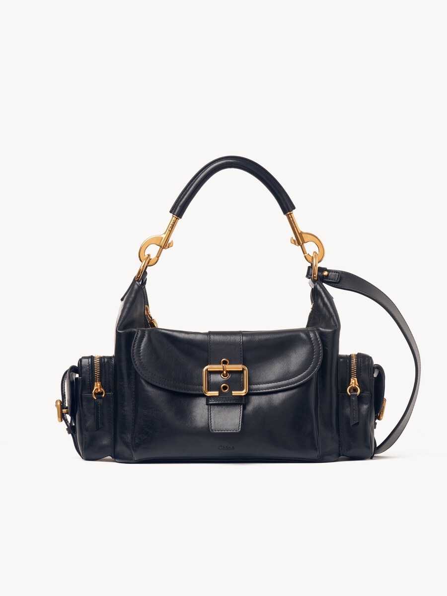 Camera bag in shiny leather - 2
