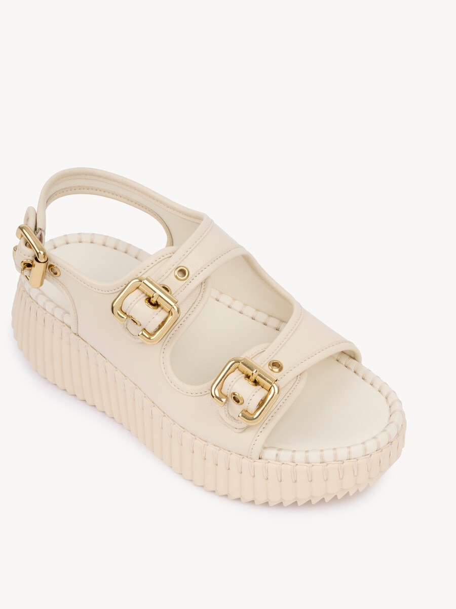 Nama Sandalen mit Keilabsatz - 5