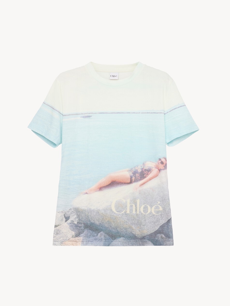 Crew-neck logo T-shirt in cotton jersey - Packshot
