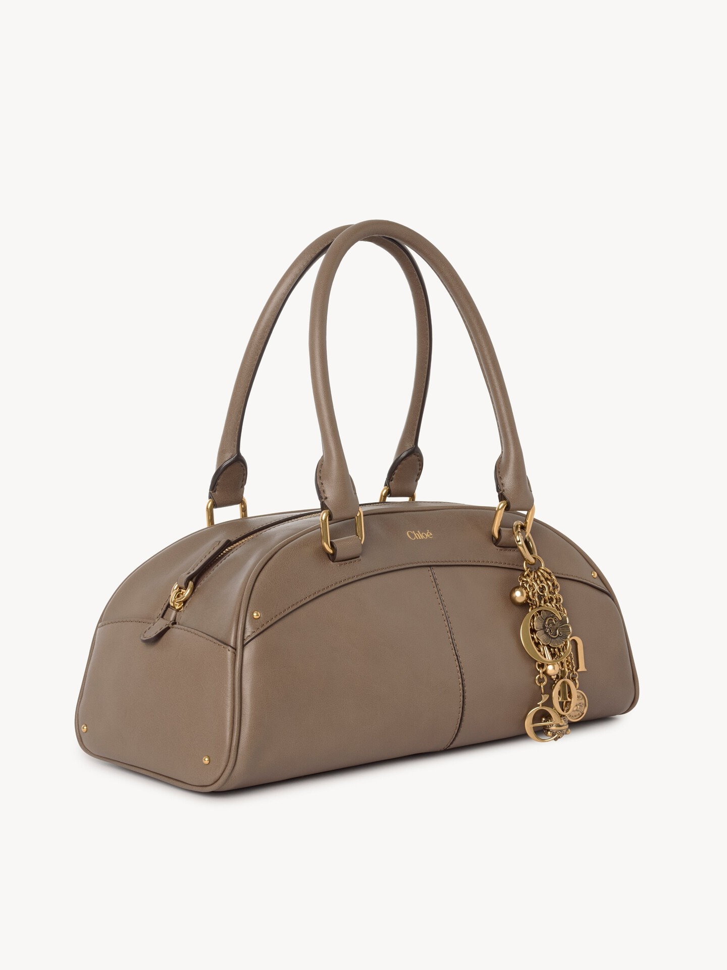 Bolso bowling Chlo&eacute; de cuero suave - 4